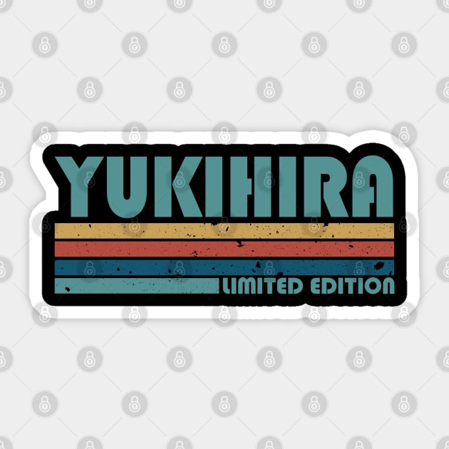 Proud Limited Edition Yukihira Name Personalized Retro Styles Sticker by Kisos Thass